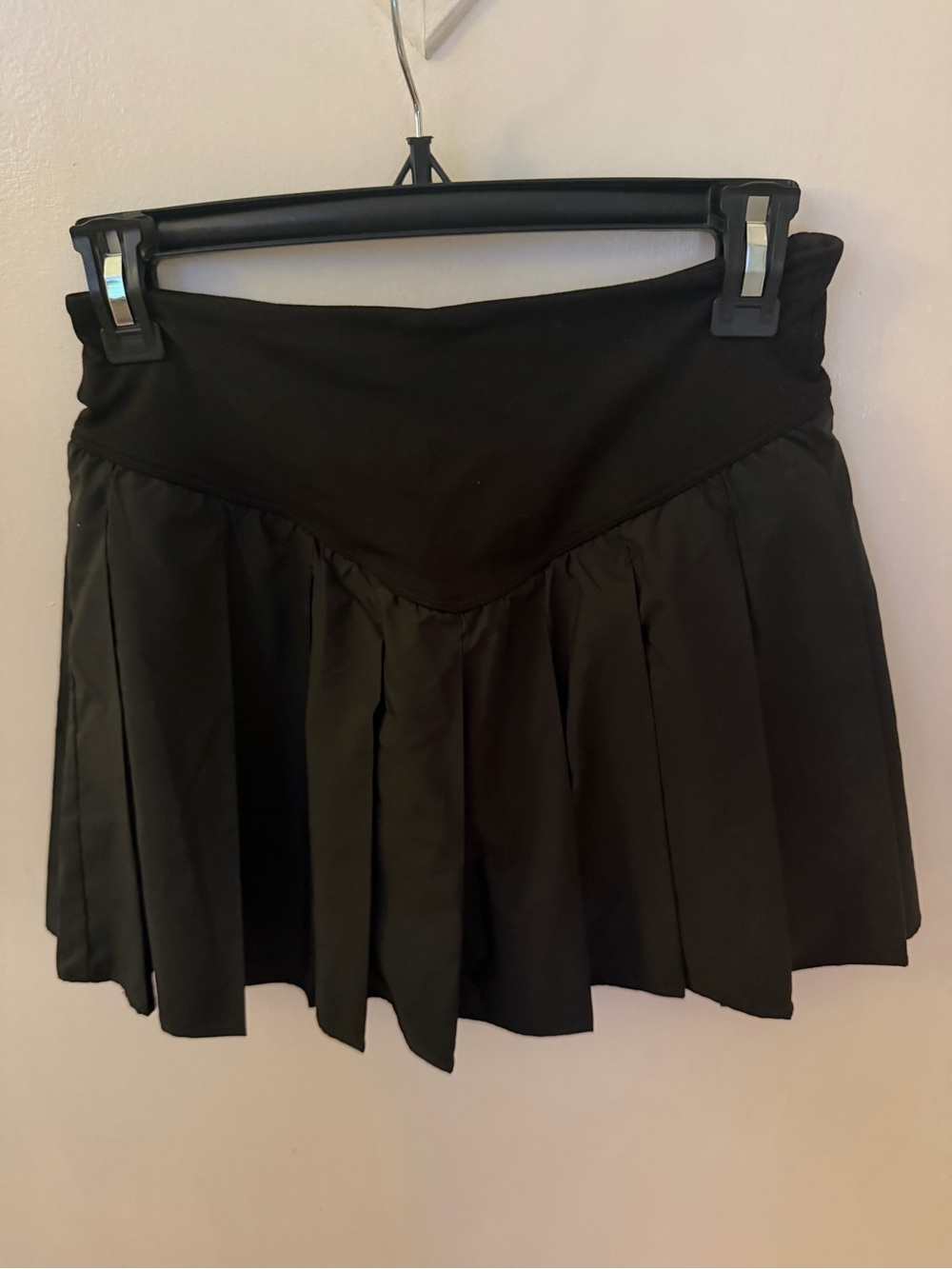 FP Movement by Free People Black Pleated Mini Skirt